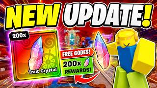 NEW CODES + Update 0.5 Gives 200 Trait Crystals!