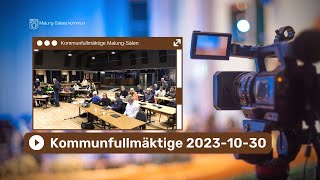 Kommunfullmäktige 2023-10-30