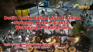 Viral Balap Liar Dijalan Sutomo P Siantar Berujung Keributan