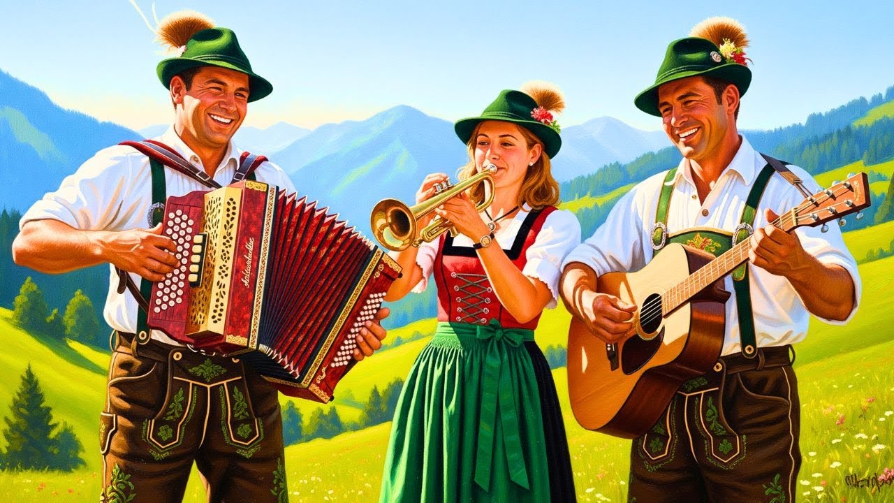 🌞 90 Minuten Best of Volksmusik – 🌹 27 fröhliche Heimatlieder zum Mitsingen