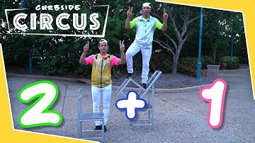 Curbside Circus | Basic Math and Addition with Circus Chairs | Fun & Educational Videos for Kids
