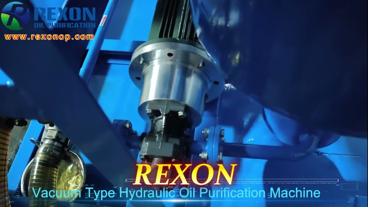 REXON TY | High Vacuum Turbine Oil Purification Explained