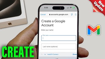 How to Create Gmail Account on iPhone (New Update)