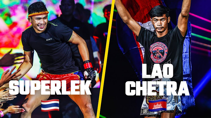 "The Kicking Machine" ON FIRE 🔥 Superlek vs. Lao Chetra | Full Fight