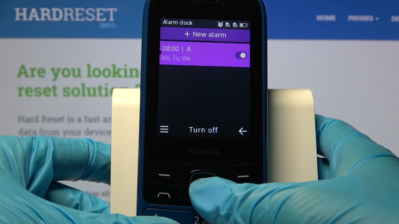 How to Set Up Alarm Clock on NOKIA 225 4G Set Up Alarm Clock YouTube