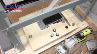 Table/Motor Assembly Instructions for overlock sewing machines  video  2