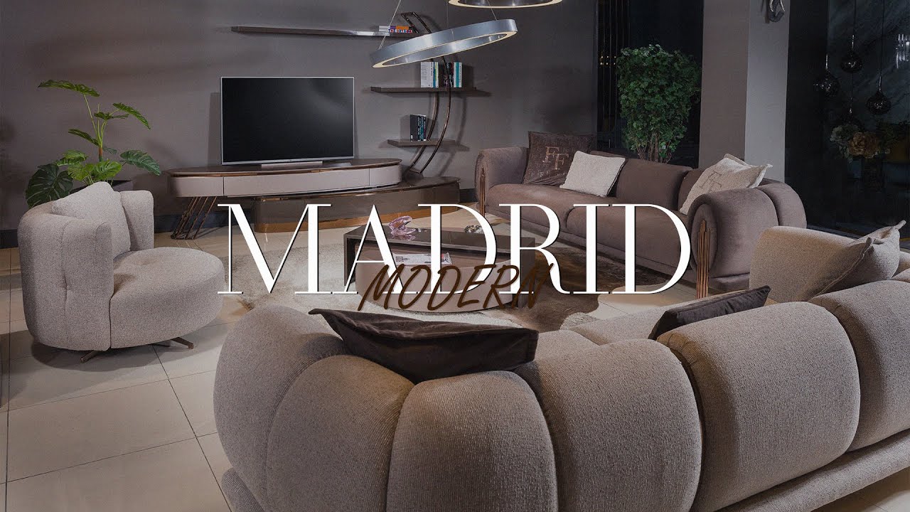Experience Luxury Living with Madrid Living Room Set | Ferhat Berbercan Furniture