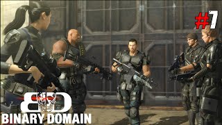 BINARY DOMAIN Walkthrough Gameplay Part 7 - Mifune's Room