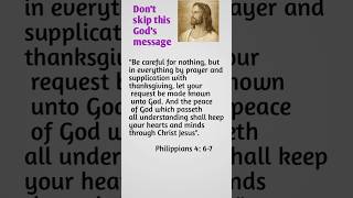 God's Message today #jesus