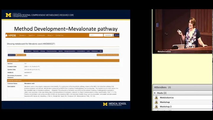 Interacting with the Metabolomics Core, Maureen Ka...