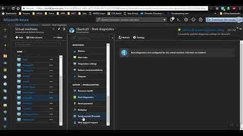Enable Azure VM Serial Console Access