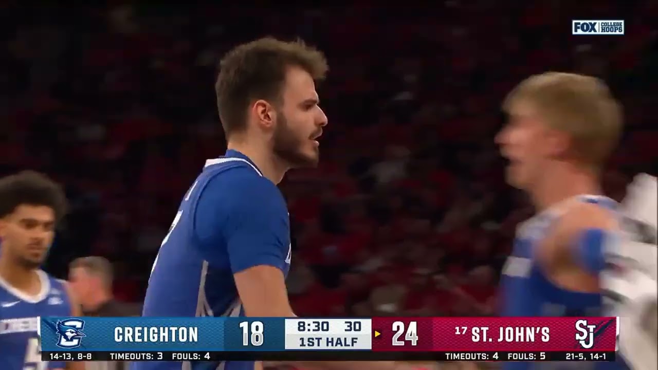 Creighton Men's Basketball Highlights at St. John's - 02.21.26