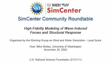 High-Fidelity Modeling of Wave-Induced Forces and Structural Response