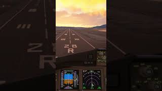 Boeing 777 Sunset Touchdown! 🌅