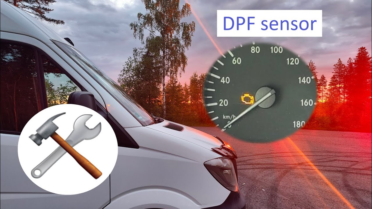Engine's limping mode is back! DPF sensor repair at parking lot 🛠️ ...