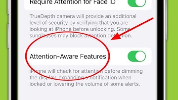 What is Attention Aware Feature in iPhone 14 Pro