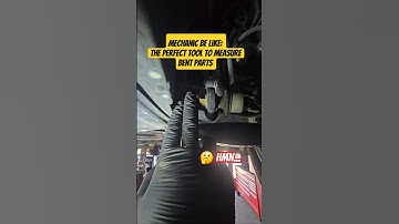 Mechanic Be Like: The Perfect Tool to Measure Bent Parts #shorts #mechanic #tips #tools