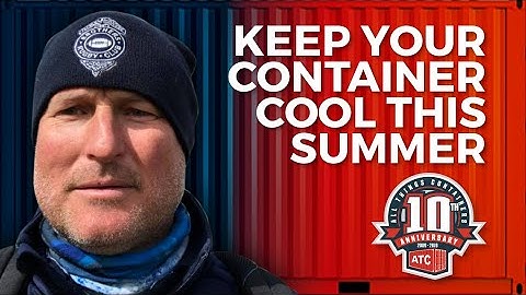 How to install shipping container vents