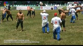 Rıza Yıldırım - Osman Kan 1.Tur 915.Aybastı Yağlı Güreşleri 22-23 Temmuz 2023