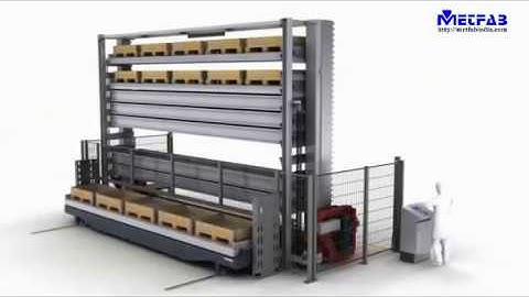 Automated Storage Retrieval System AS/RS For Long bars