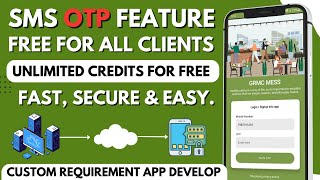 Free Sms OTP Feature Mobile Auth for all Clients 📱 Get Free API for Android App Development | Rappid screenshot 4