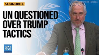 UN Spokesperson Grilled Over West Bank Violence And Israeli Hostages | Dawn News English Guide