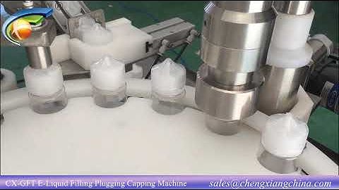 CX-YGF E liquid filling plugging capping machine for 60ml