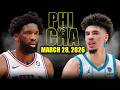 Philadelphia 76ers vs Charlotte Hornets Full Game Highlights – March 28, 2026 | NBA Season