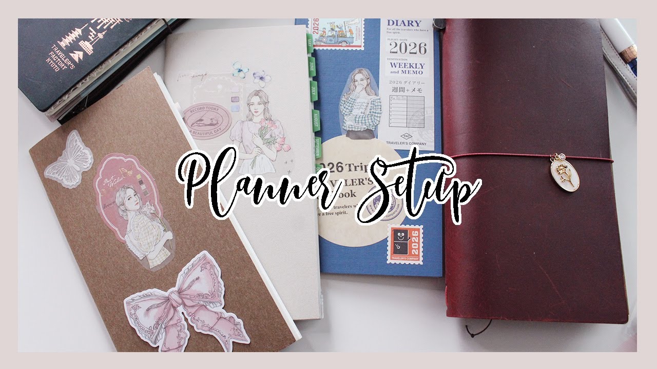 Traveler's Company Kyoto Traveler's Notebook Setup for 2026 | Ana