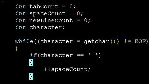 C Programming - Real Time K&R Exercise 1-8