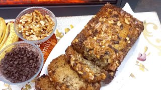 banana bread recipe/banana walnut bread