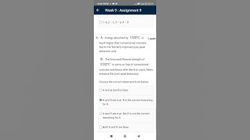 NPTEL/SWAYAM Week 9, Assignment 9 Answers, Admixtures and Special Concrete, Civil Engineering