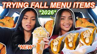 Trying Fall Menu Items So You Don't Have To! *2026*