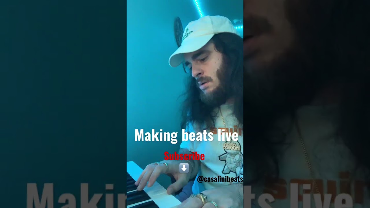 Mario Casalini making beats live