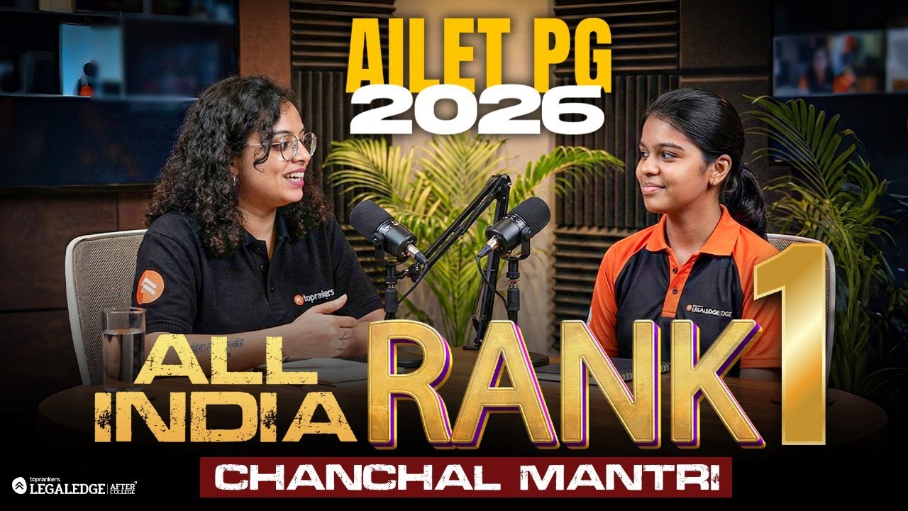 AILET PG 2026 AIR 1 Interview with Chanchal | Toppers’ talk with Priyanka Ma’am
