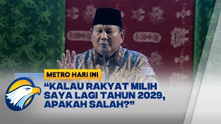Presiden Prabowo Respons Tudingan MBG untuk Galang Suara Pilpres 2029 - [Metro Hari Ini]