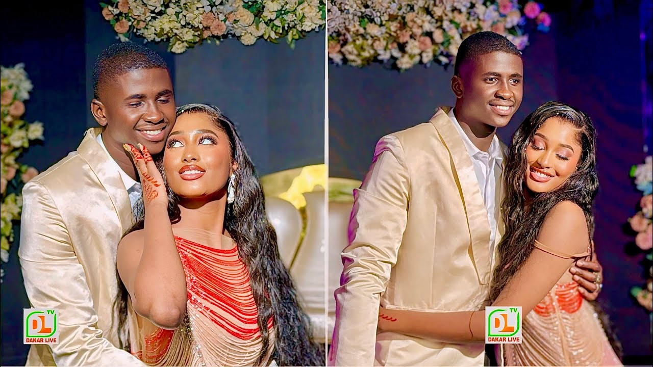 2eme sagnsé des mariés kheucha et pretty nadia à la reception royale après leur mariage