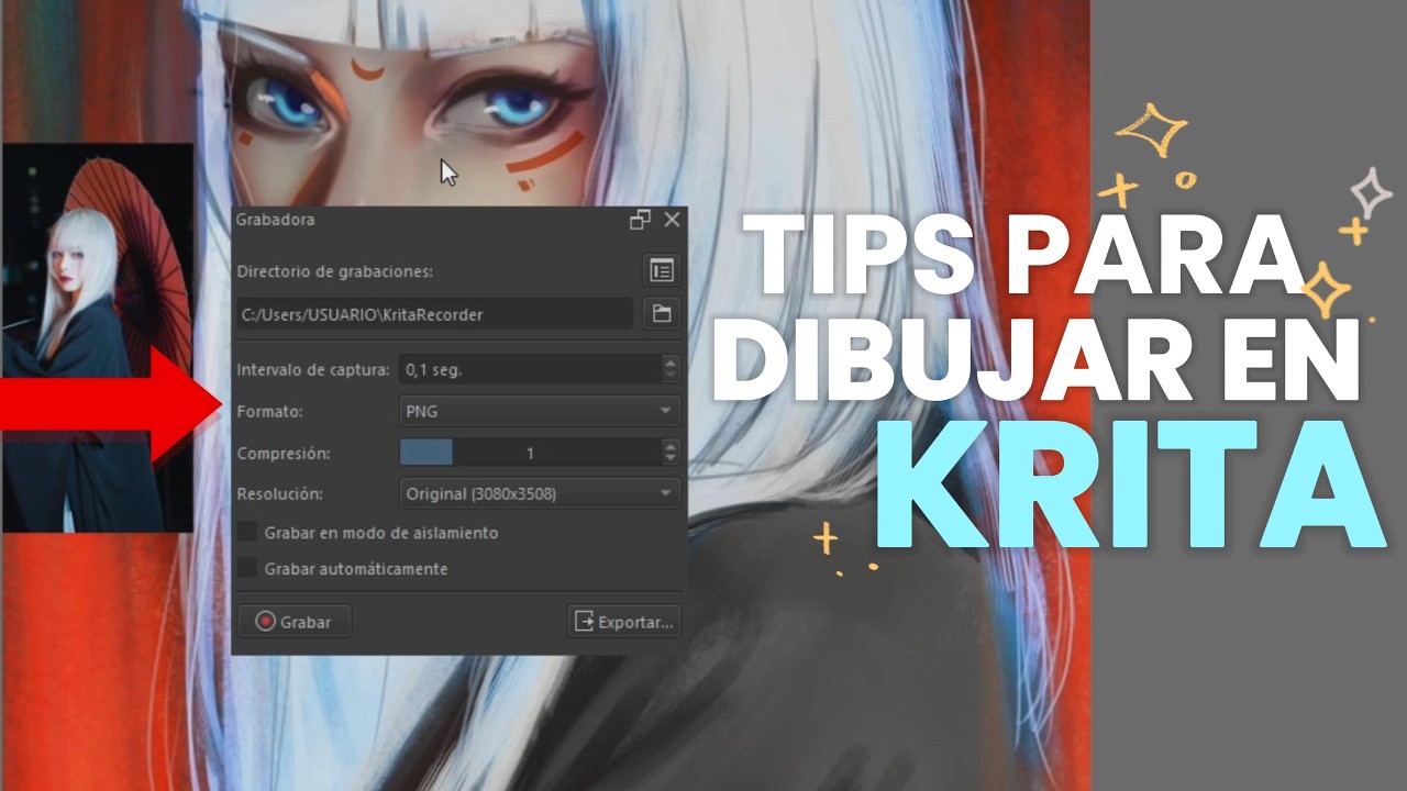 4 Tips para dibujar en krita parte 1 - YouTube