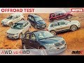 AWD vs 4WD - Kodiaq + Tiguan + Compass + Hexa + MU-X + Endeavour | Offroad Comparison | autoX