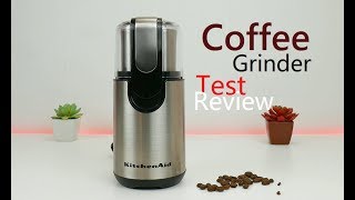 KitchenAid Coffee Grinder Blade Test Review