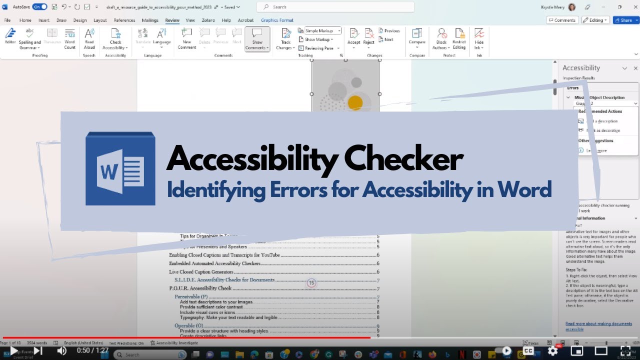 Identifying Errors in the Accessibility Checker for Microsoft Word ...