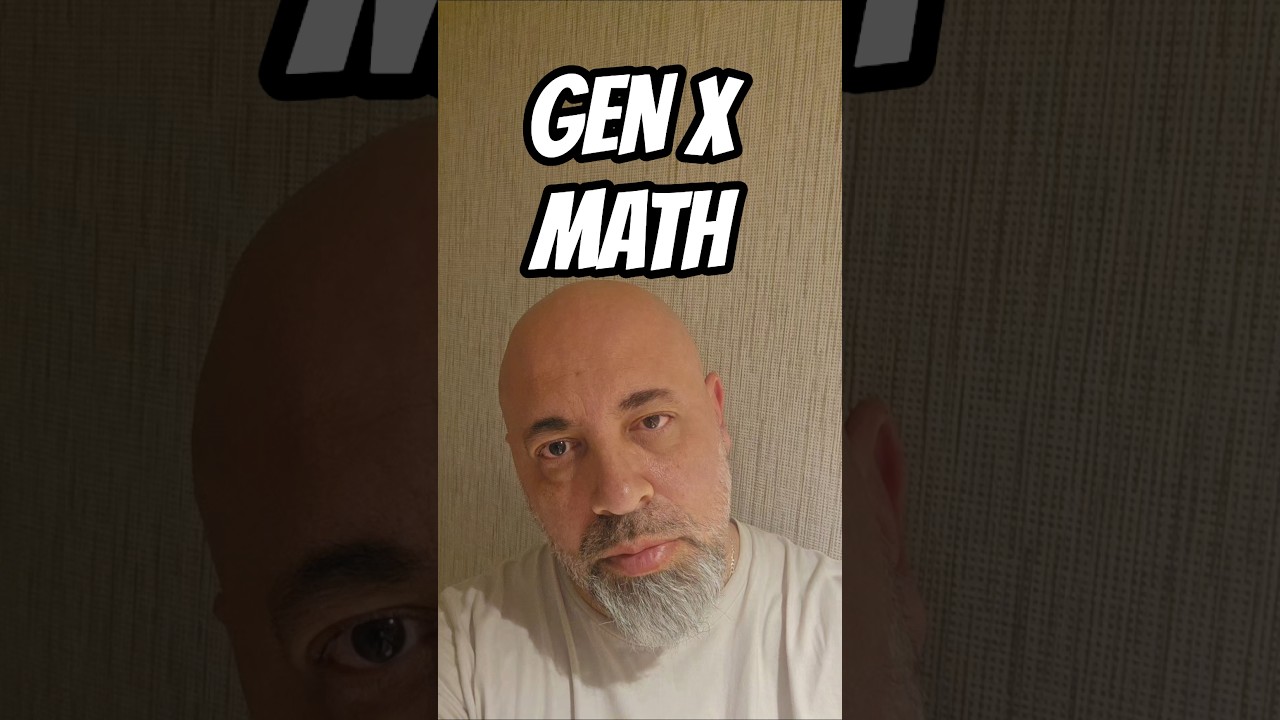 GEN X MATH #genx #80s #nostalgia #danregancomedy
