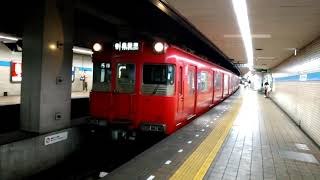 名鉄犬山線からの地下鉄乗り入れ旧式VVVF車　着発