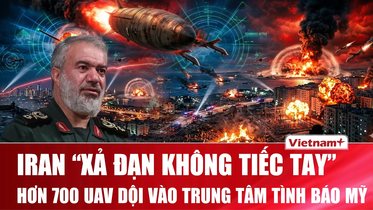 Thời sự Quốc tế sáng 4/3: Iran “chơi tất tay” nã tên lửa kín trời,trung tâm tình báo Mỹ rung bần bật
