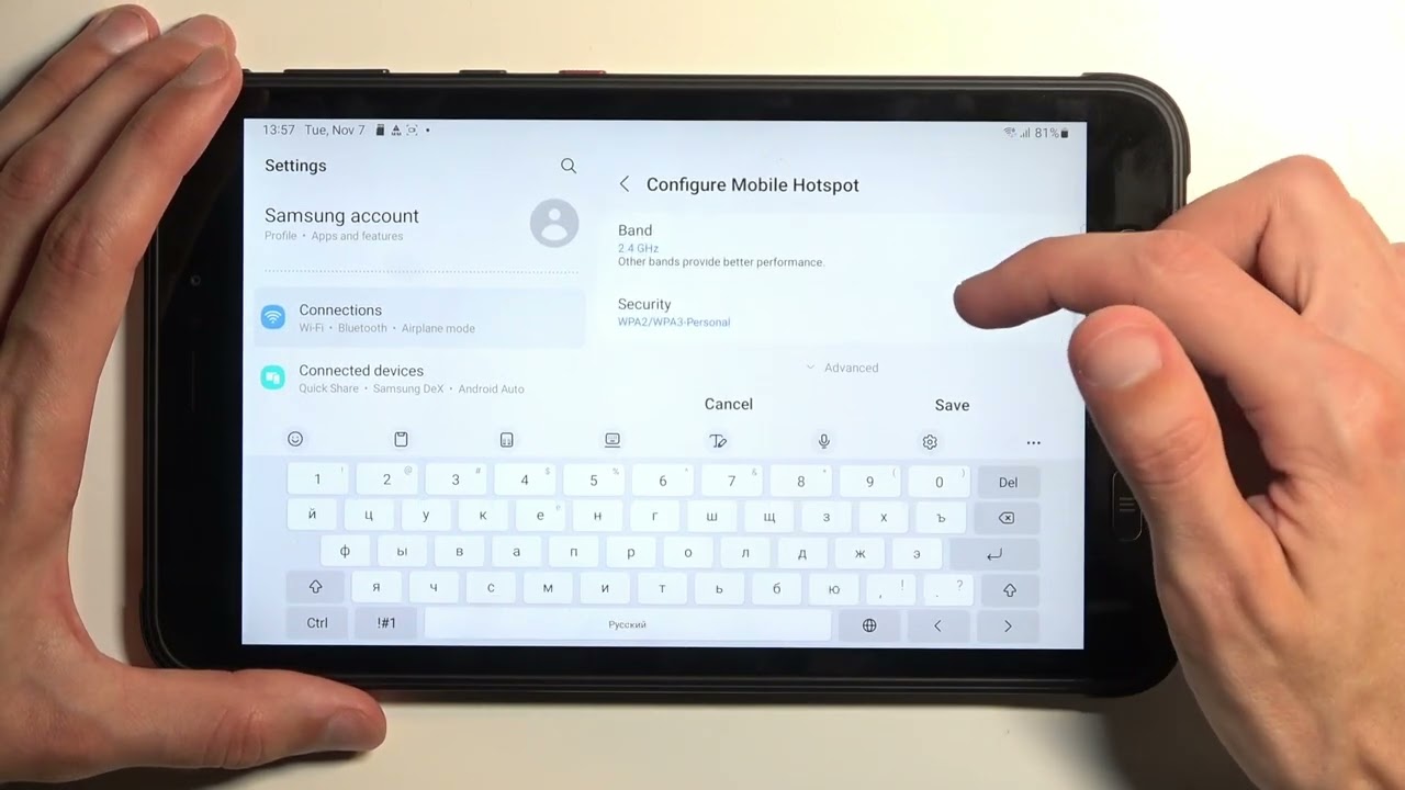 How to Enable and Set Up the Mobile Hotspot on Samsung Tab Active – WIFI Hotspot