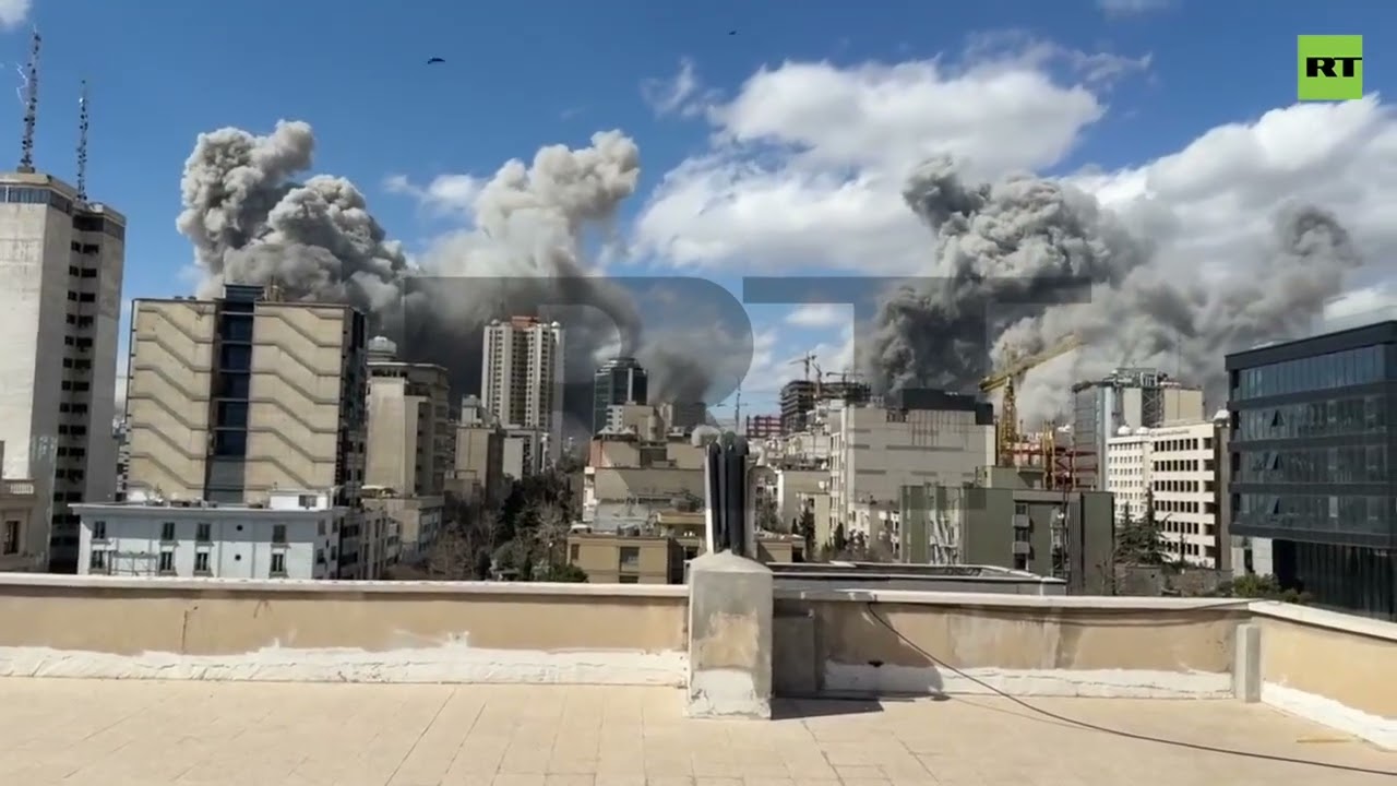 Tehran under attack recorded in iran 