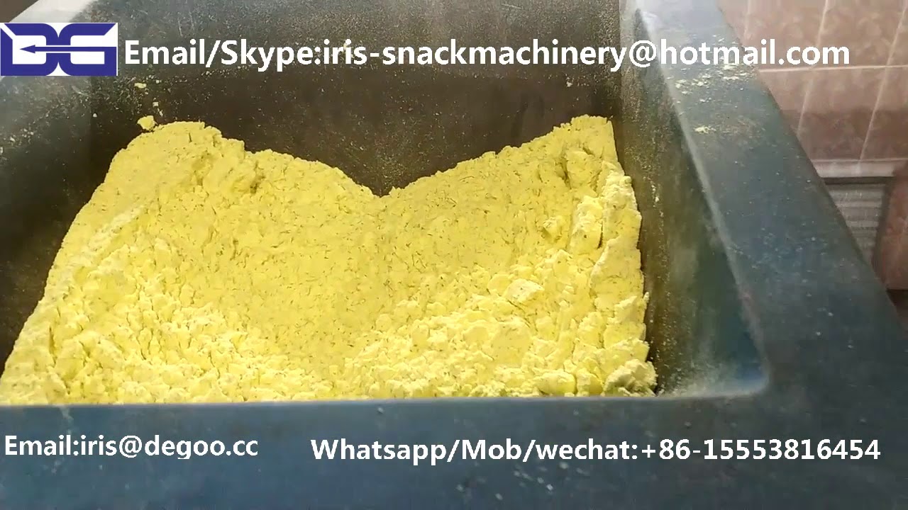 Continuous automatic frying machine/Snack pellet bugles cone peanut fryer
