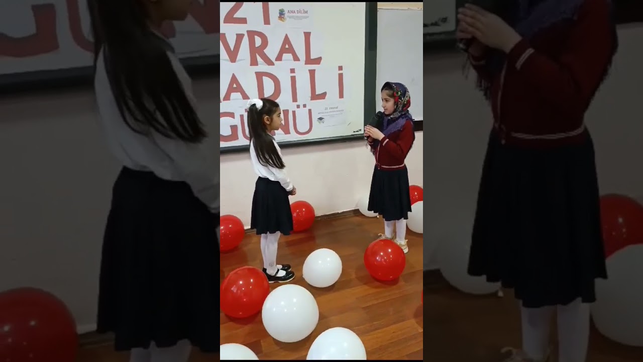 Yusif Əliyev adına 195 nömrəli tam orta məktəbin 21 Fevral Beynəlxalq Ana dili tədbirindən.