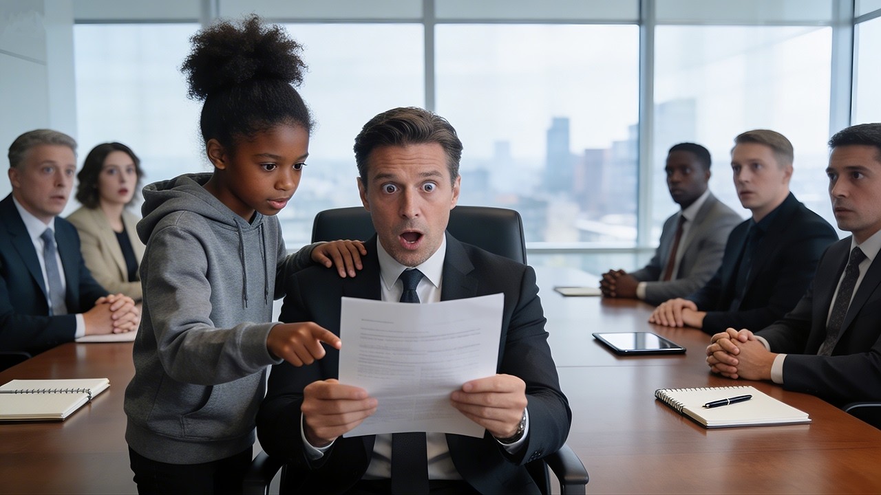 Excuse Me, But This Clause Is a Trap, the Black Girl SaidAnd the CEOs Smile Instantly Faded