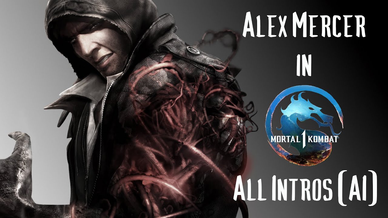 Alex Mercer in Mortal Kombat 1 | All Intros (AI)